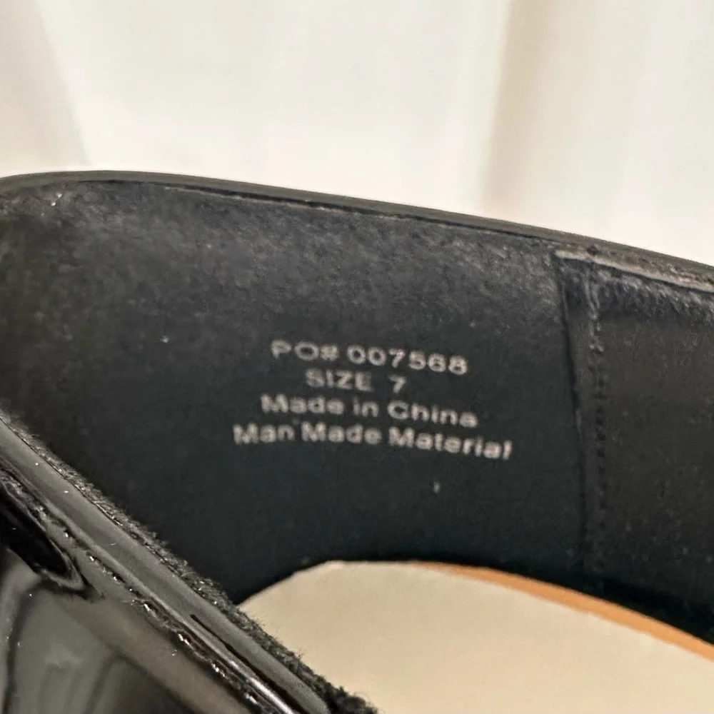 JOURNEE OKENNA MARY JANE PUMP HEELS IN  BLACK PATENT      US 7   … - Picture 14 of 16